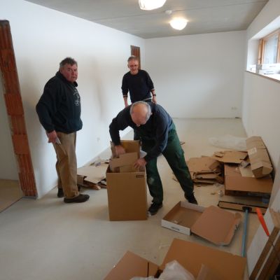 Verpackungsmaterial wird st&auml;ndig entsorgt